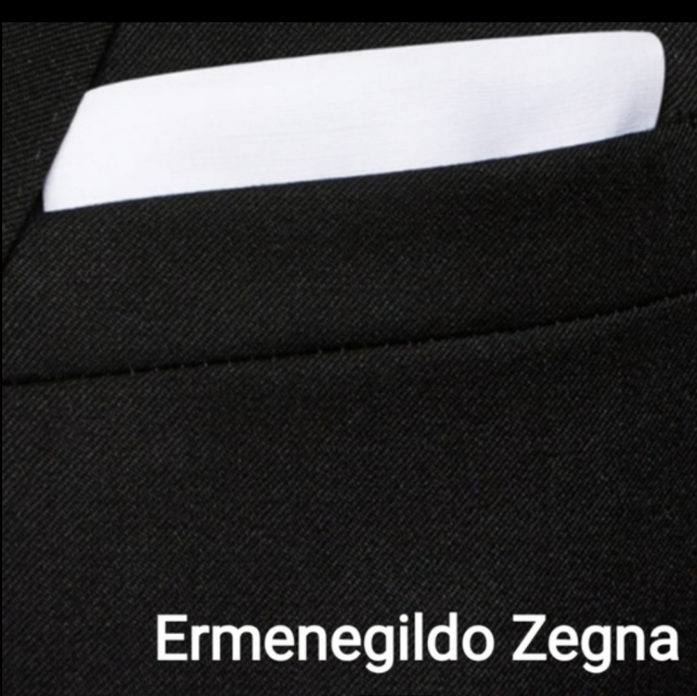 Sold ERMENEGILDO ZEGNA pocket Square white